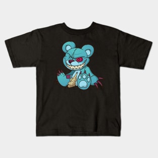 Evil Teddy Bear Kids T-Shirt